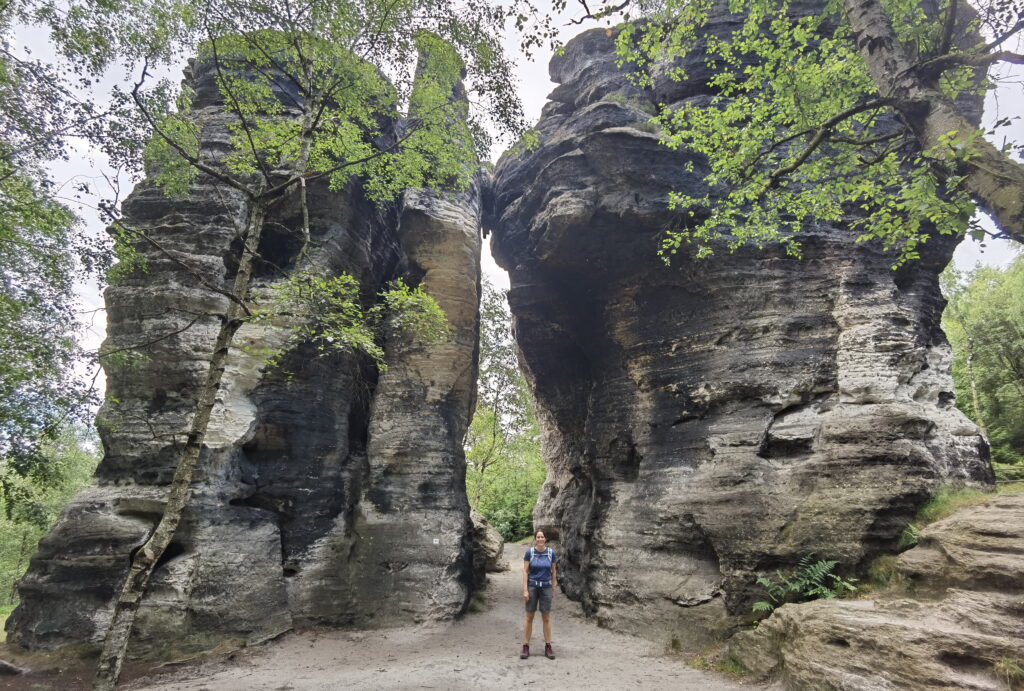 Durch die Tyssaer Wände wandern - hier in den sogenannten Großen Wänden